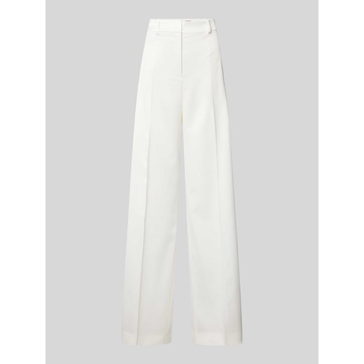 Spodnie materiałowe z szeroką nogawką w kant model ‘Halenar’ ze sklepu Peek&Cloppenburg  w kategorii Spodnie damskie - zdjęcie 172594642