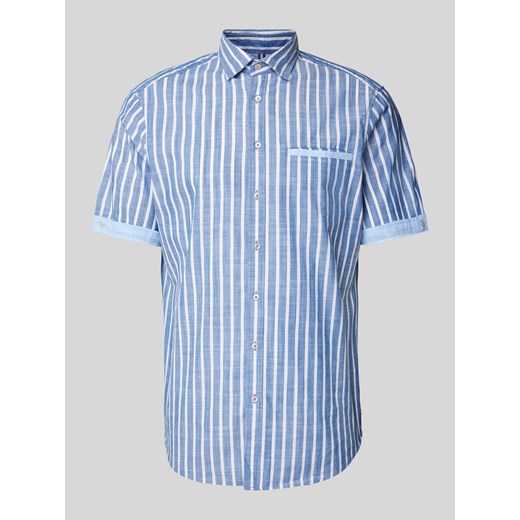 Koszula casualowa o kroju slim fit z wzorem w paski ze sklepu Peek&Cloppenburg  w kategorii Koszule męskie - zdjęcie 172594710