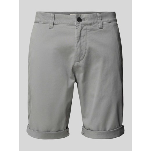 Szorty chinosy o kroju slim fit w jednolitym kolorze ze sklepu Peek&Cloppenburg  w kategorii Spodenki męskie - zdjęcie 172594730