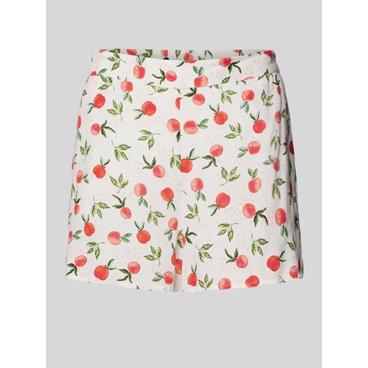 Szorty z wysokim stanem z wiskozy ze wzorem na całej powierzchni model ‘NYA’ ze sklepu Peek&Cloppenburg  w kategorii Szorty - zdjęcie 172595003