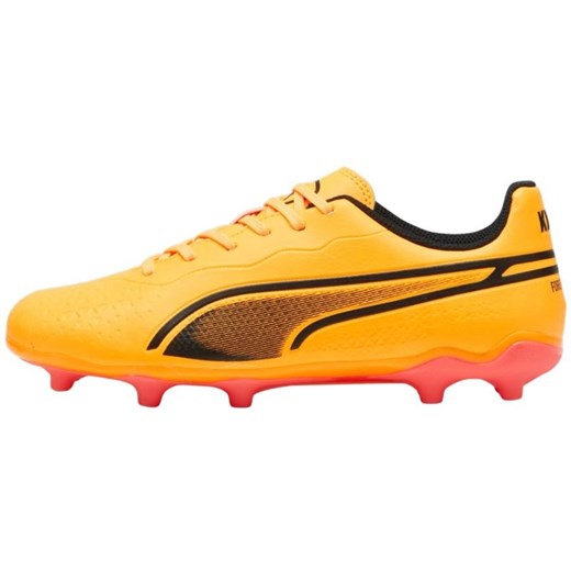 Buty piłkarskie Puma King Match FG/AG Jr 107573 05 żółte ze sklepu ButyModne.pl w kategorii Buty sportowe dziecięce - zdjęcie 172595214