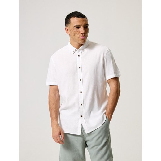 Koszula LINN SH Biały M ze sklepu Diverse w kategorii Koszule męskie - zdjęcie 172596382