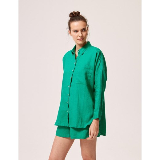 Koszula AMIU Zielony XS ze sklepu Diverse w kategorii Koszule damskie - zdjęcie 172596451
