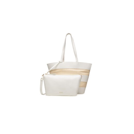 Badura Torebka NOVA-01 Biały ze sklepu MODIVO w kategorii Torby Shopper bag - zdjęcie 172598082
