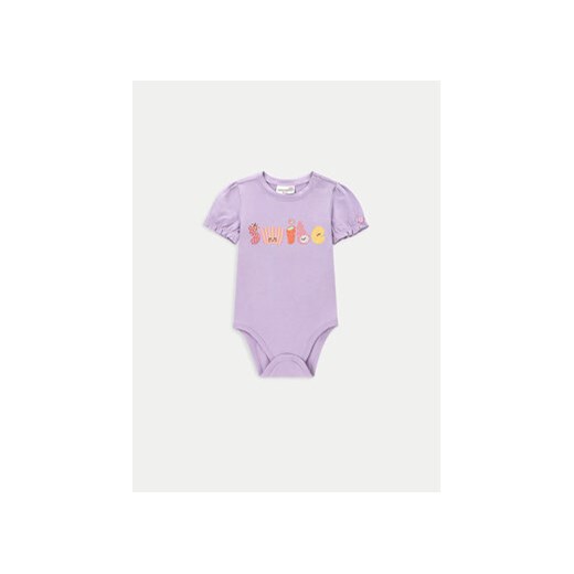 Coccodrillo Body dziecięce WC4112201OWN Fioletowy ze sklepu MODIVO w kategorii Body niemowlęce - zdjęcie 172598142