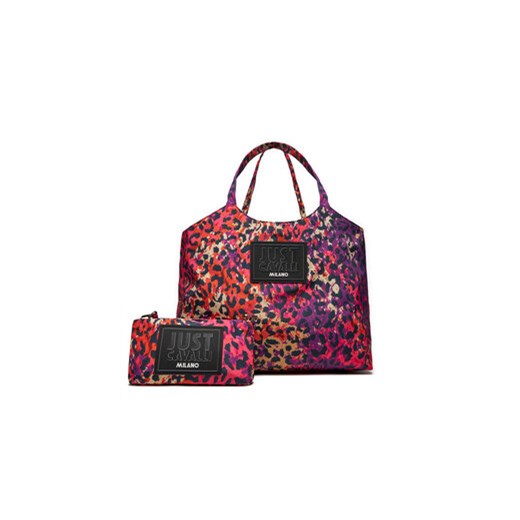 Just Cavalli Torebka 76RA4BQA Różowy ze sklepu MODIVO w kategorii Torby Shopper bag - zdjęcie 172598190