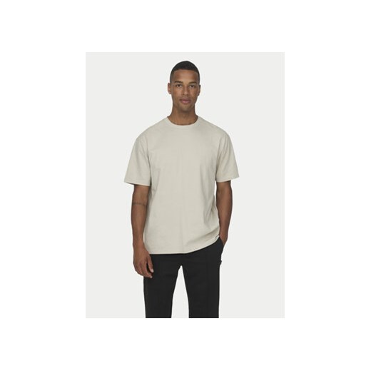 Only & Sons T-Shirt Fred 22022532 Beżowy Relaxed Fit ze sklepu MODIVO w kategorii T-shirty męskie - zdjęcie 172598324