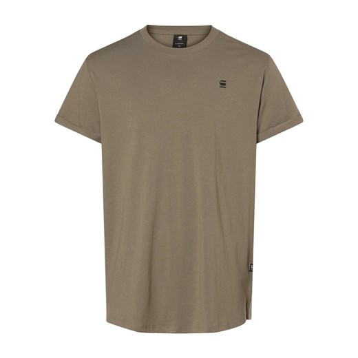 G-Star RAW Koszulka męska - Lash Mężczyźni Dżersej trzcinowy jednolity ze sklepu vangraaf w kategorii T-shirty męskie - zdjęcie 172598794