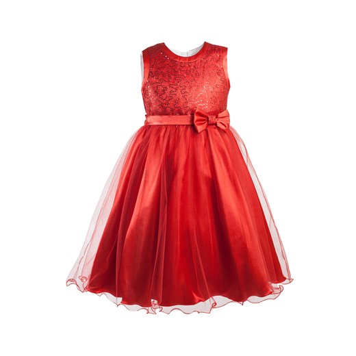 Sukienka Paloma - kolor czerwony al-da-pl  bawełna