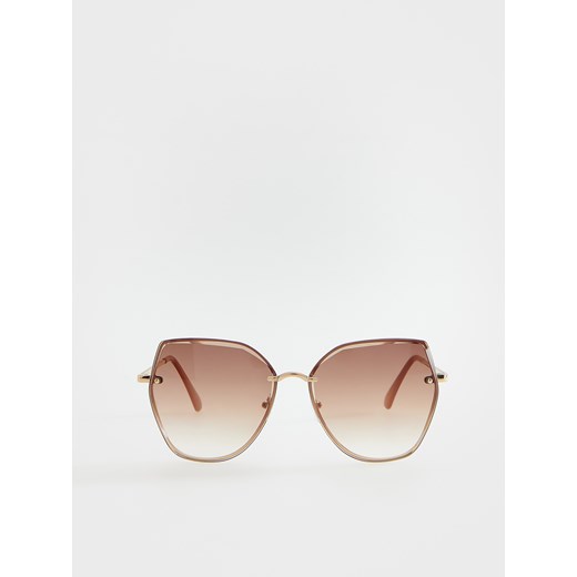 Reserved - Okulary przeciwsłoneczne - brązowy ze sklepu Reserved w kategorii Okulary przeciwsłoneczne damskie - zdjęcie 172599844