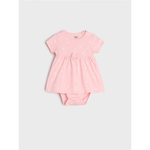 Sinsay - Body z sukienką - różowy ze sklepu Sinsay w kategorii Body niemowlęce - zdjęcie 172600691