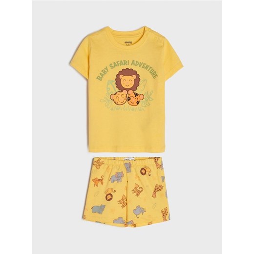 Sinsay - Piżama - żółty ze sklepu Sinsay w kategorii Komplety niemowlęce - zdjęcie 172600780