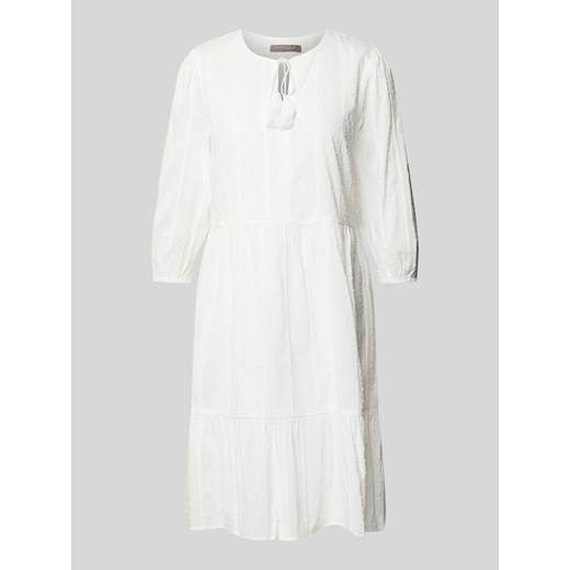 Sukienka o długości do kolan z fakturowanym wzorem ze sklepu Peek&Cloppenburg  w kategorii Sukienki - zdjęcie 172602201