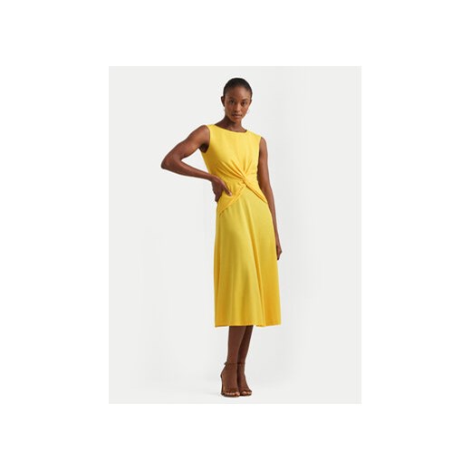 Lauren Ralph Lauren Sukienka codzienna 250872090008 Żółty Regular Fit ze sklepu MODIVO w kategorii Sukienki - zdjęcie 172602761