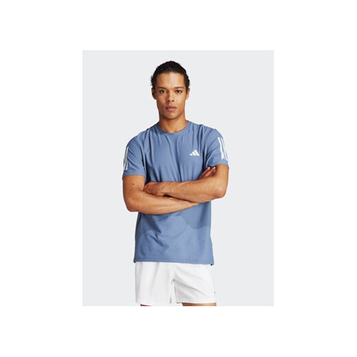 adidas Koszulka techniczna Own the Run IN1515 Niebieski Regular Fit ze sklepu MODIVO w kategorii T-shirty męskie - zdjęcie 172602780
