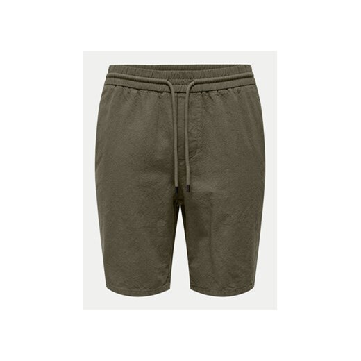 Only & Sons Szorty materiałowe Linus 22024967 Khaki Loose Fit Only & Sons XL MODIVO