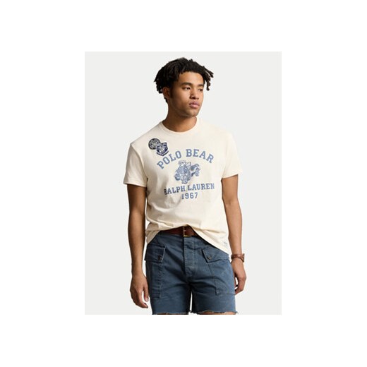 Polo Ralph Lauren T-Shirt 710934710001 Biały Classic Fit ze sklepu MODIVO w kategorii T-shirty męskie - zdjęcie 172602824