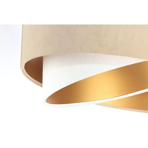 Beżowa asymetryczna lampa wisząca - EX976-Elaxa Lumes One Size Edinos.pl