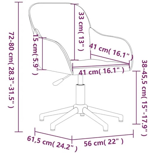 Obrotowe krzesło biurowe - Almada 9X Elior One Size Edinos.pl