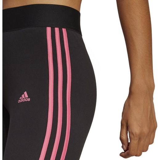 Spodnie damskie Adidas na wiosnę czarne sportowe 