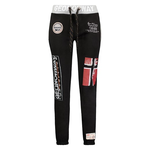 Geographical Norway Spodnie dresowe &quot;Moliere&quot; w kolorze czarnym ze sklepu Limango Polska w kategorii Spodnie damskie - zdjęcie 172606730