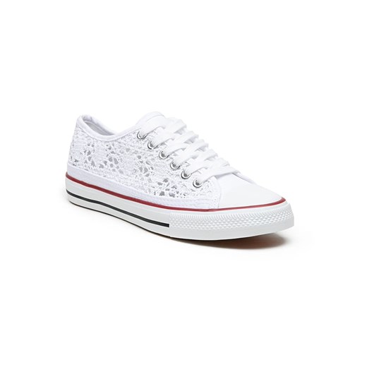 Foreverfolie Sneakersy w kolorze białym ze sklepu Limango Polska w kategorii Trampki damskie - zdjęcie 172606844