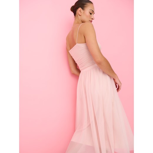 Mohito - Tiulowa spódnica midi - pastelowy różowy ze sklepu Mohito w kategorii Spódnice - zdjęcie 172607922