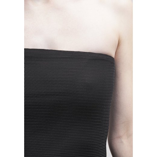 DKNY Sukienka koktajlowa black zalando  bez wzorów/nadruków