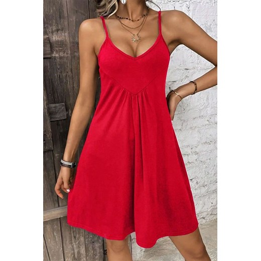Sukienka MONTODA RED ze sklepu Ivet Shop w kategorii Sukienki - zdjęcie 172609714