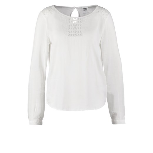 Vero Moda VMDALLAS Bluzka snow white zalando  abstrakcyjne wzory