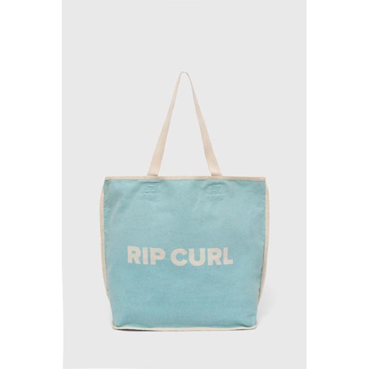 Rip Curl torba plażowa kolor niebieski ze sklepu ANSWEAR.com w kategorii Torby letnie - zdjęcie 172610572