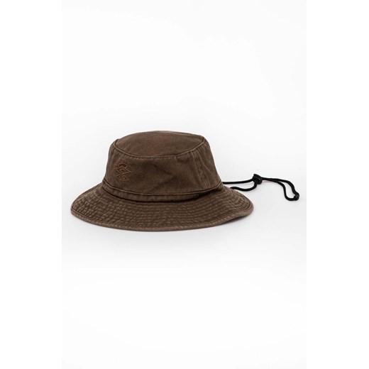 Rip Curl kapelusz bawełniany kolor brązowy bawełniany ze sklepu ANSWEAR.com w kategorii Kapelusze męskie - zdjęcie 172610633