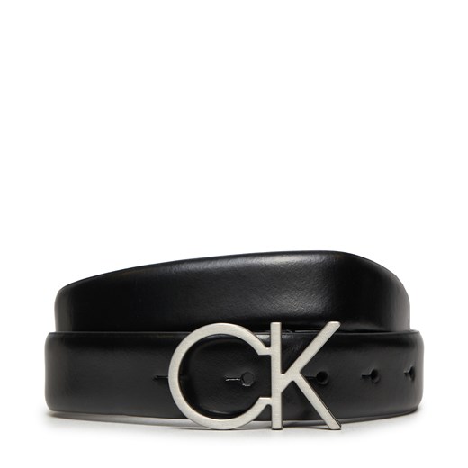Pasek Damski Calvin Klein Re-Lock Ck Logo Belt 30Mm K60K610157 Czarny ze sklepu eobuwie.pl w kategorii Paski damskie - zdjęcie 172613803