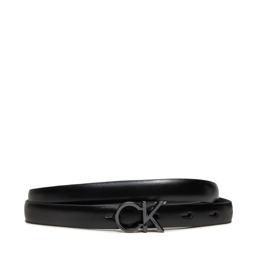 Pasek Damski Calvin Klein Ck Thin Belt 1.5Cm K60K612360 Czarny ze sklepu eobuwie.pl w kategorii Paski damskie - zdjęcie 172613893