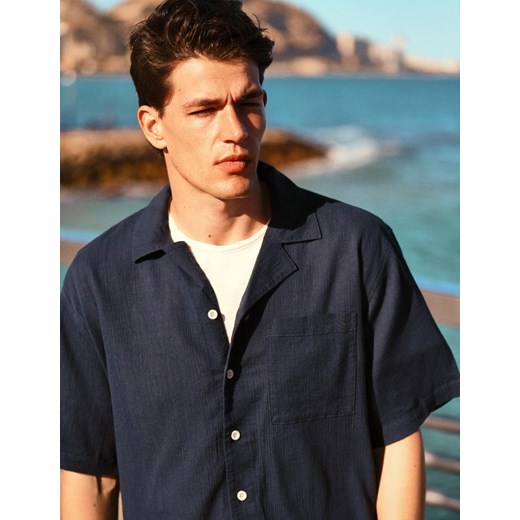 Koszula BONNE Granat M ze sklepu Diverse w kategorii Koszule męskie - zdjęcie 172616834