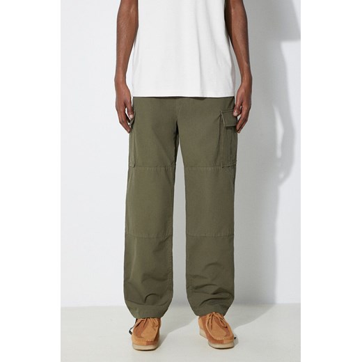 Stan Ray spodnie bawełniane Cargo Pant kolor zielony w fasonie cargo CE2404263 ze sklepu PRM w kategorii Spodnie męskie - zdjęcie 172617503