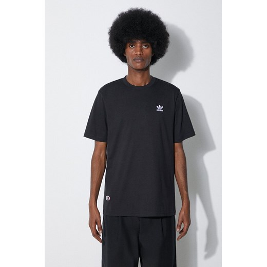 adidas Originals t-shirt bawełniany Climacool męski kolor czarny z nadrukiem JF8735 ze sklepu PRM w kategorii T-shirty męskie - zdjęcie 172617653