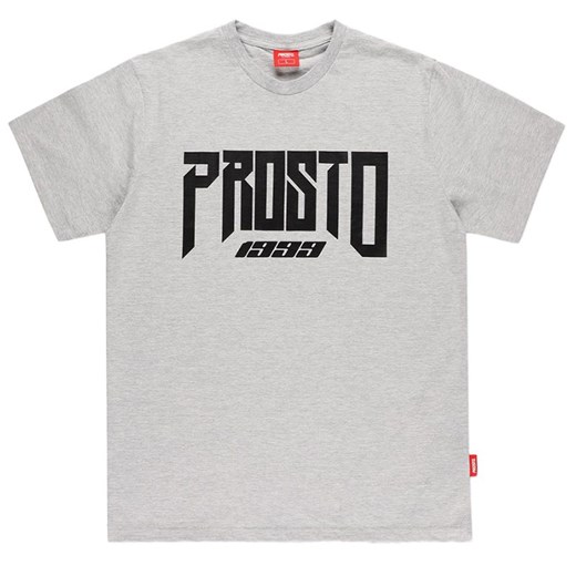 Koszulka Prosto Klasyk Triz KL241MTEE1042 - szara ze sklepu streetstyle24.pl w kategorii T-shirty męskie - zdjęcie 172618430