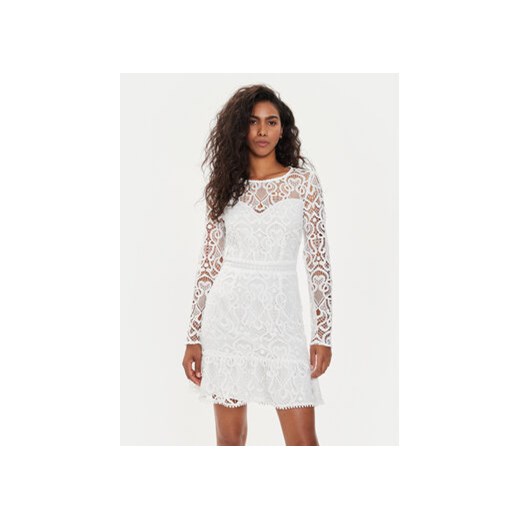 Morgan Sukienka koktajlowa 241-RILLE Biały Regular Fit ze sklepu MODIVO w kategorii Sukienki - zdjęcie 172618680