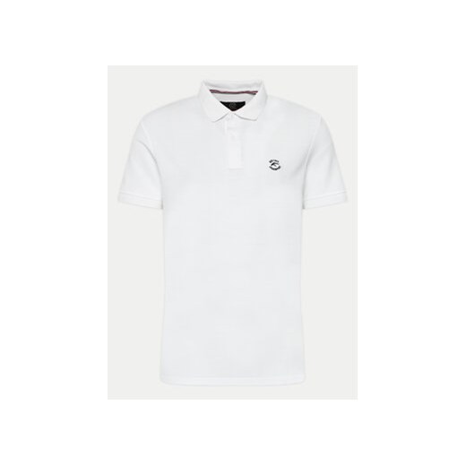 INDICODE Polo Wadim 40-913 Biały Slim Fit ze sklepu MODIVO w kategorii T-shirty męskie - zdjęcie 172618711