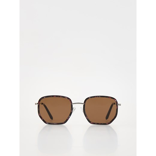 Reserved - Okulary przeciwsłoneczne - brązowy ze sklepu Reserved w kategorii Okulary przeciwsłoneczne męskie - zdjęcie 172619993