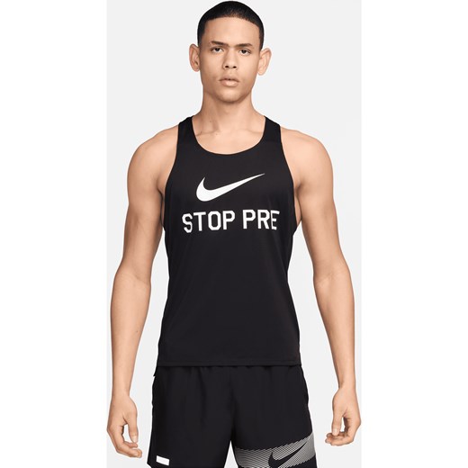 Męska koszulka bez rękawów do biegania Nike Fast Run Energy - Czerń ze sklepu Nike poland w kategorii T-shirty męskie - zdjęcie 172622484