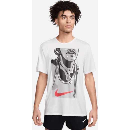 Męska koszulka z krótkim rękawem do biegania Nike Rise 365 Run Energy - Biel ze sklepu Nike poland w kategorii T-shirty męskie - zdjęcie 172622492