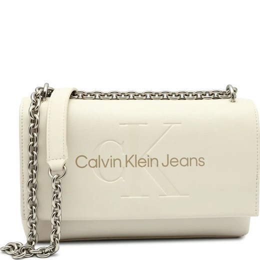 Listonoszka Calvin Klein matowa ze skóry ekologicznej 