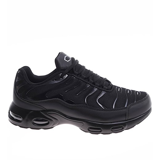 Czarne sznurowane męskie buty sportowe /F5-1 16288 T732/ ze sklepu Pantofelek24.pl w kategorii Trampki męskie - zdjęcie 172623851