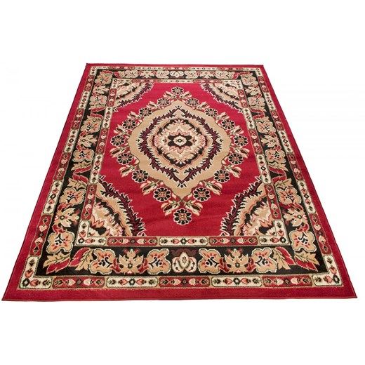 Czerwony klasyczny dywan z krótkim włosiem - Ritual 15X ze sklepu Edinos.pl w kategorii Dywany - zdjęcie 172624632