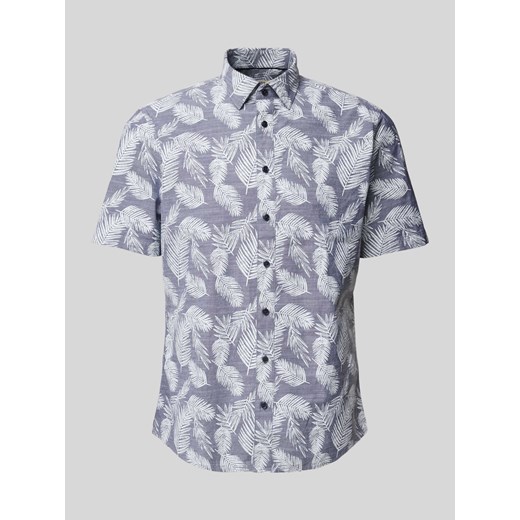 Koszula biznesowa o kroju casual fit ze wzorem na całej powierzchni ze sklepu Peek&Cloppenburg  w kategorii Koszule męskie - zdjęcie 172626391