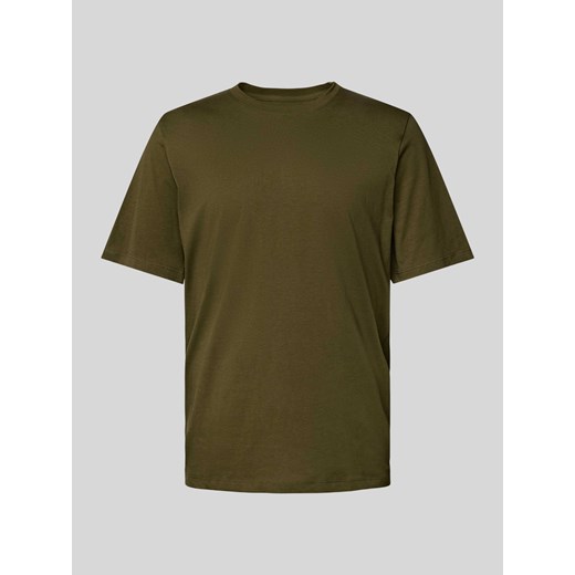 T-shirt z detalem z logo model ‘ORGANIC’ ze sklepu Peek&Cloppenburg  w kategorii T-shirty męskie - zdjęcie 172626412