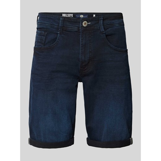 Szorty jeansowe o kroju regular fit z 5 kieszeniami model ‘BULLSEYE’ ze sklepu Peek&Cloppenburg  w kategorii Spodenki męskie - zdjęcie 172626501