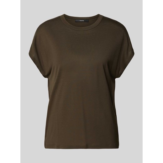 T-shirt z lyocellu w jednolitym kolorze model ‘Kanja’ ze sklepu Peek&Cloppenburg  w kategorii Bluzki damskie - zdjęcie 172626551